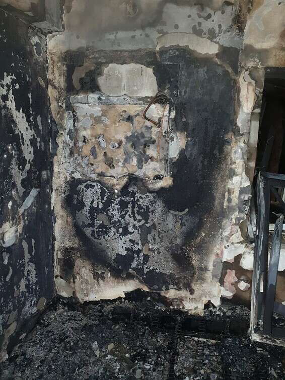 זירת האירוע // צילום: דוברות כבאות והצלה